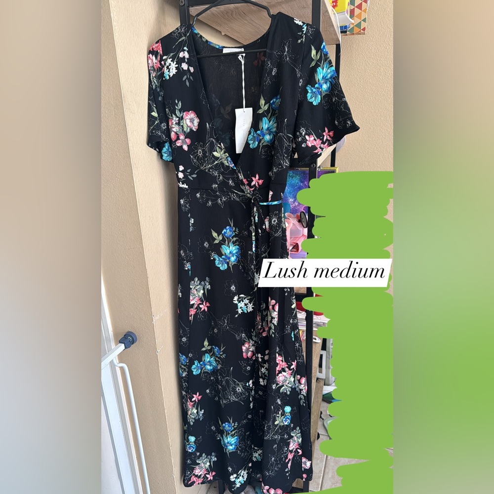 Lush wrap dress